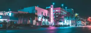 Miami Tropics Hotel Neon